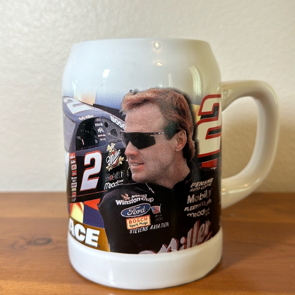 Vintage - NASCAR - 1997 Rusty Wallace Ceramic Mug or Beer Stein